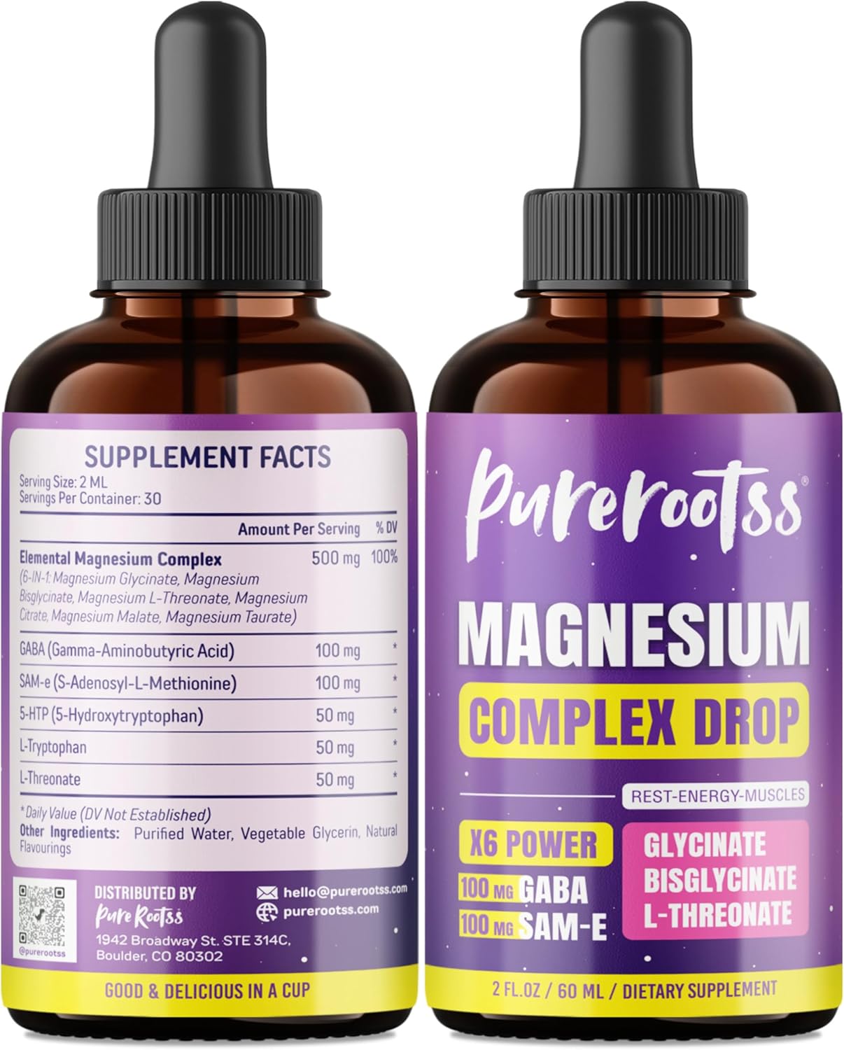 Magnesium Glycinate Complex Liquid- Pack 2