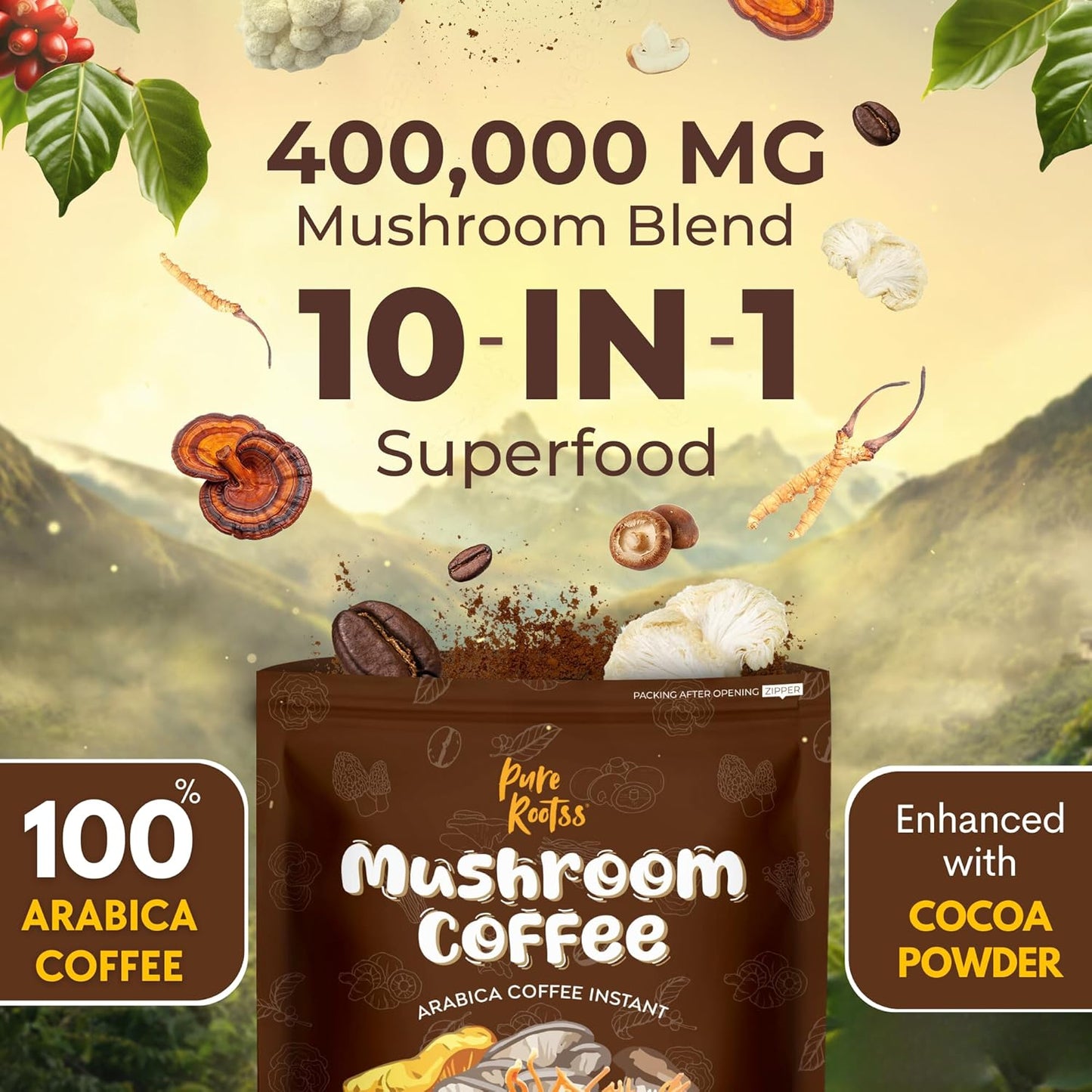 ⏰50% OFF - Limited Time Discount 🔥 - Mushroom Coffee