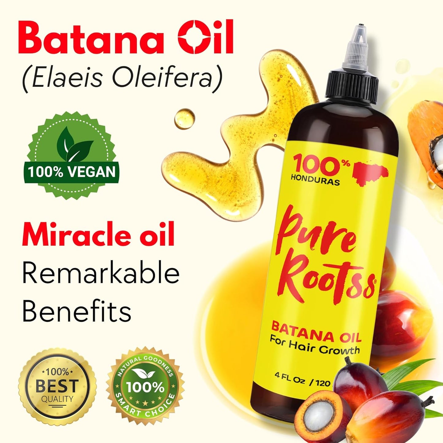 🎁40% OFF- Limited Time Discount 🔥- Batana Oil for Hair Growth 4OZ