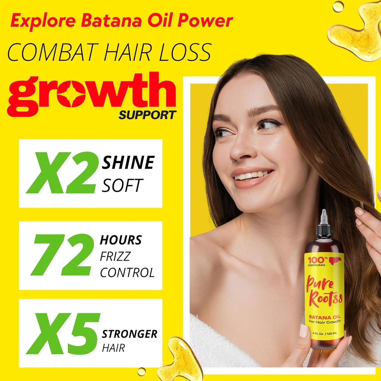 🎁40% OFF- Limited Time Discount 🔥- Batana Oil for Hair Growth 4OZ