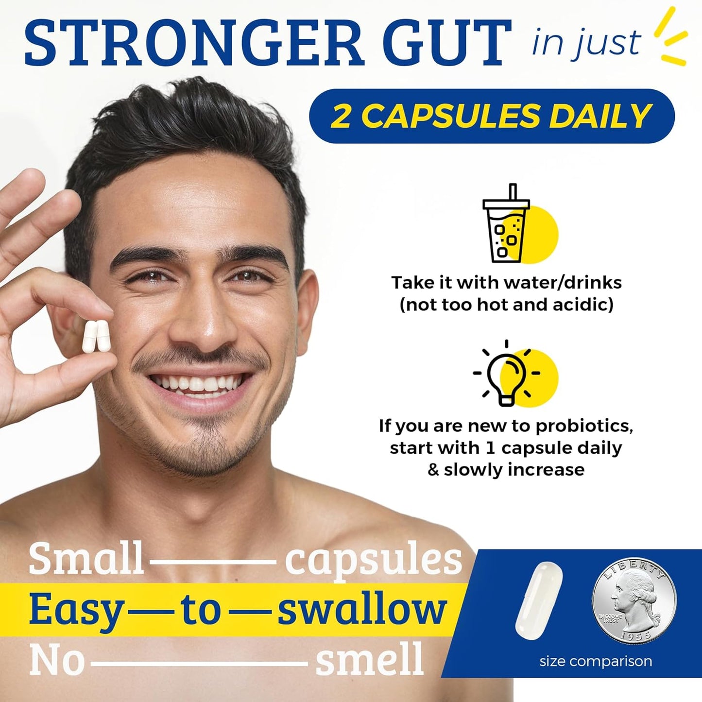 Probiotics for Men 500 Billion CFUs